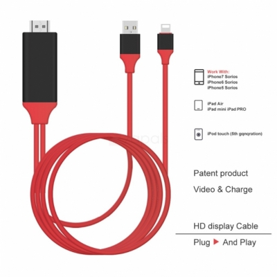 HDMI cho iPhone, iPad (lightning to HDTV Cable)